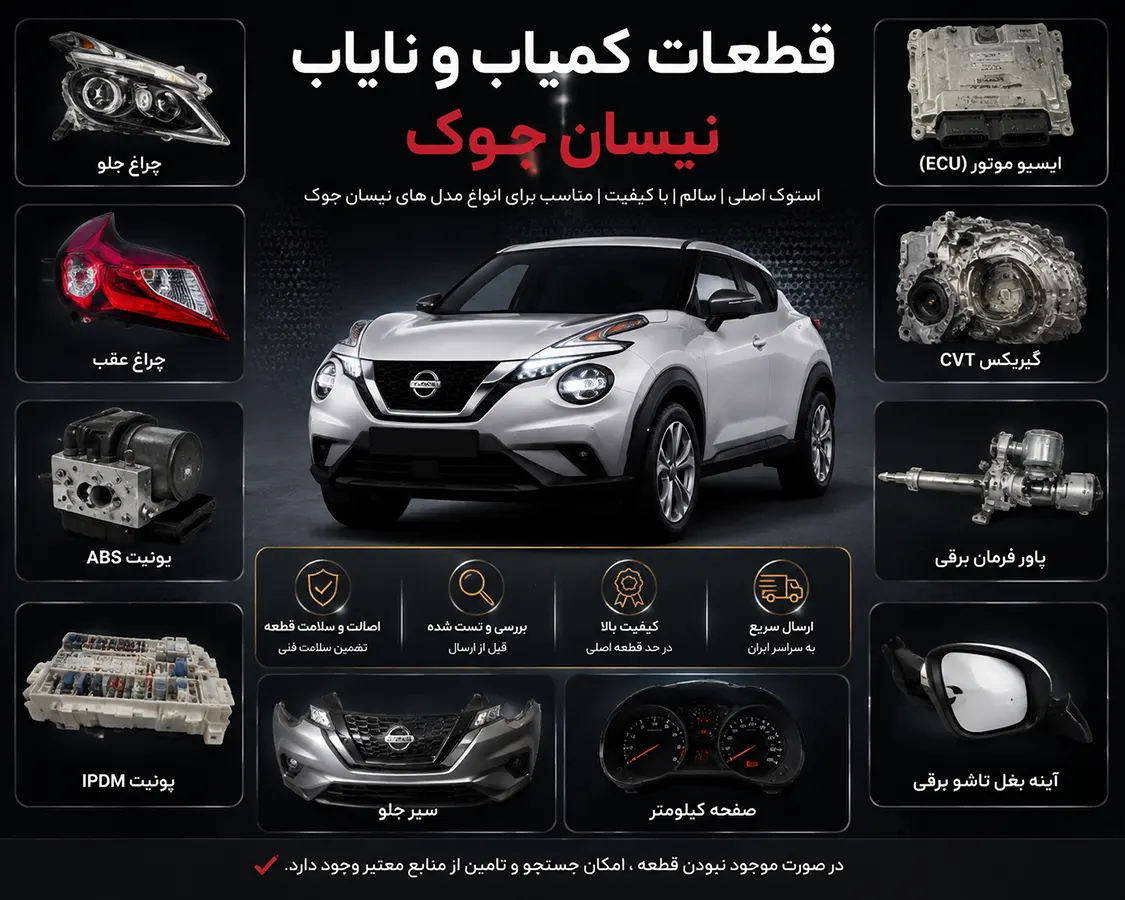 قطعات کمیاب و نایاب نیسان جوک